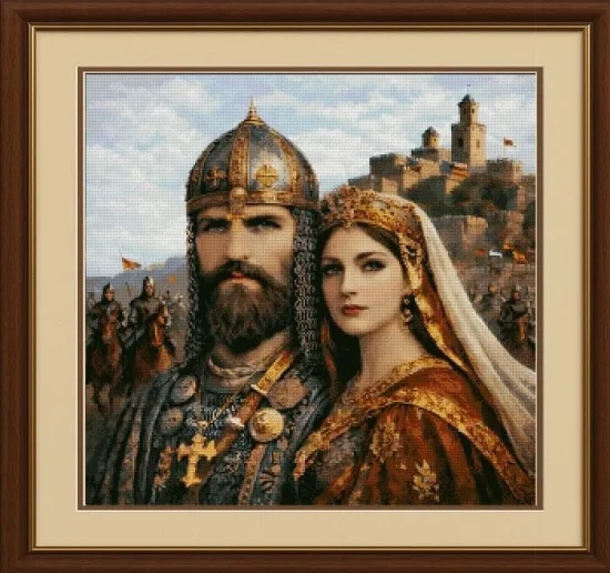 Личности Цар Калоян и царицата