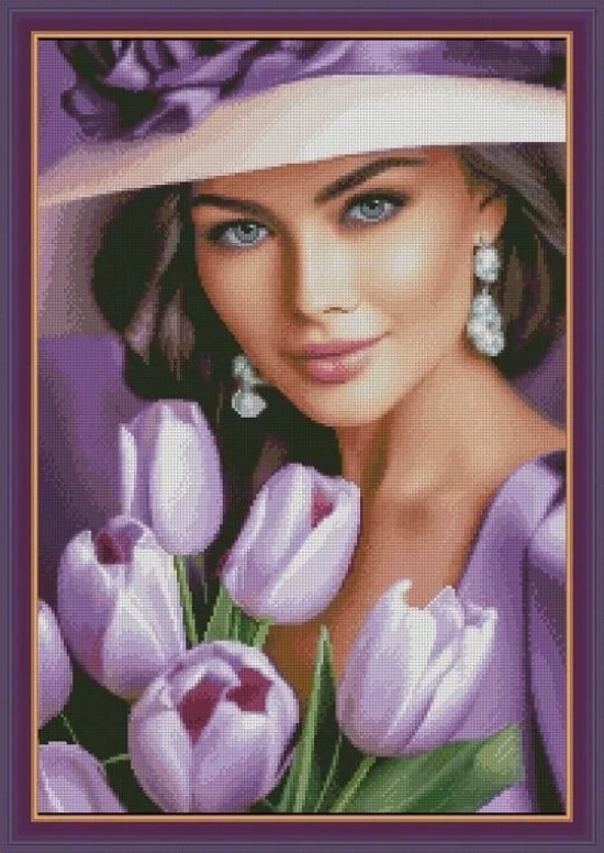 Образи Дама с лалета