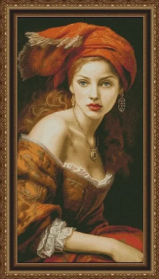 Образи Дамата с аления тюрбан