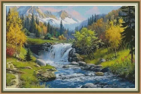 Сезонни пейзажи Есен в гората