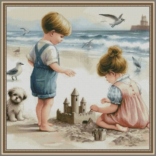 Детски Игра на плажа