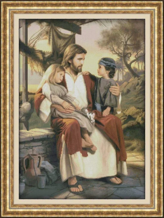 Религия Исус с децата