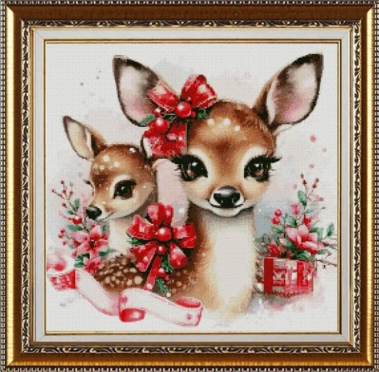 Сезонни пейзажи Коледни сърнички