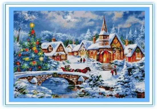 Сезонни пейзажи Коледно селце