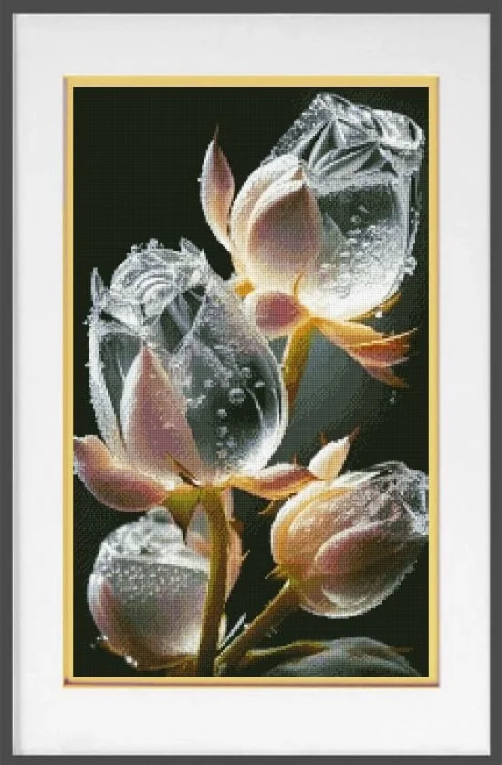 Цветя Кристални цветя