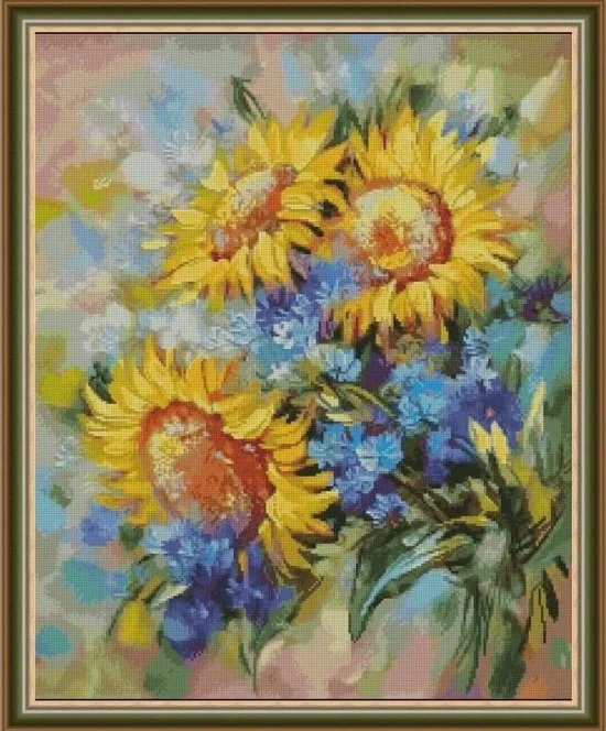 Цветя Летни слънчогледи