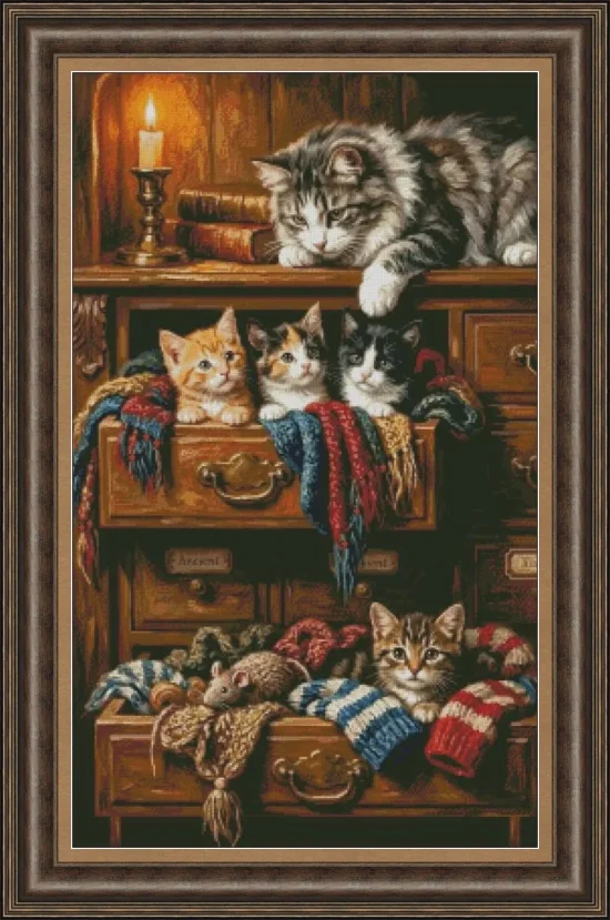 Животни Любопитни котета