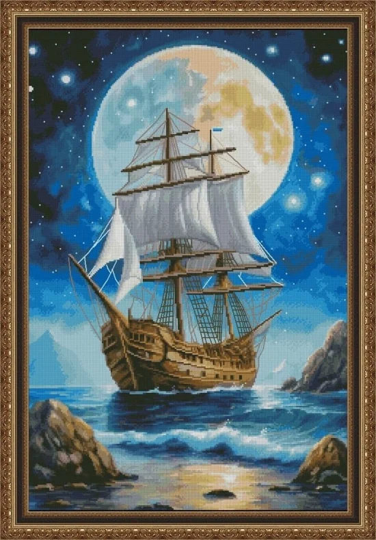 Сезонни пейзажи Лунен кораб