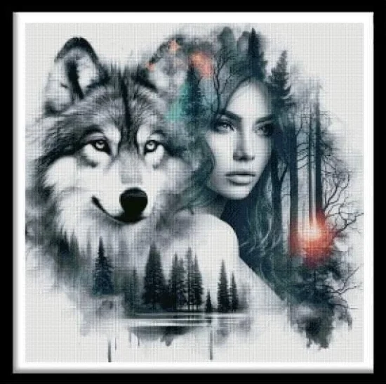 Образи Момиче с вълк