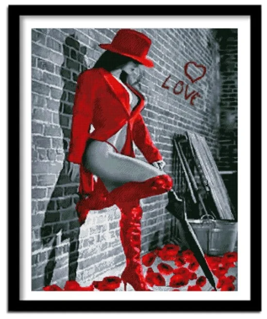 Еротика Момичето в червено