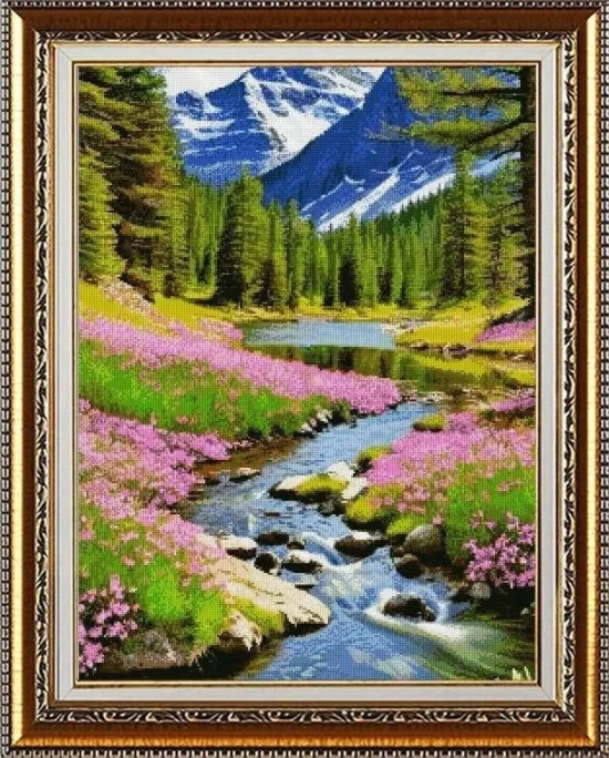 Сезонни пейзажи Пролет в планината