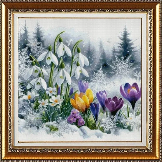 Сезонни пейзажи Пролетно разсъмване