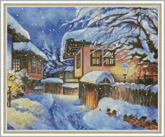 Сезонни пейзажи Първият сняг