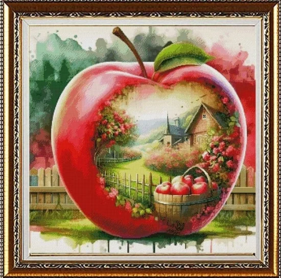 Алегории Ябълка в градина