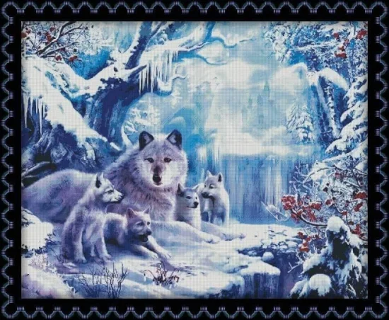 Животни Семейство вълчета