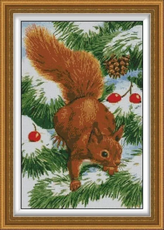 Животни Снежна катеричка