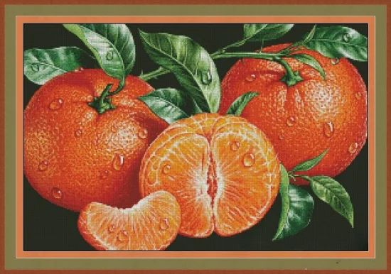 Цветя Сочни мандарини