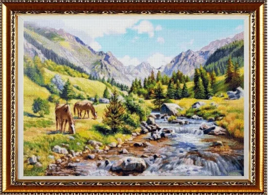 Сезонни пейзажи Топъл ден