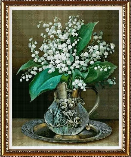 Цветя Ваза с момини сълзи