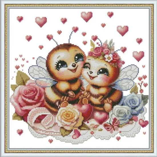 Животни Влюбени пчелички