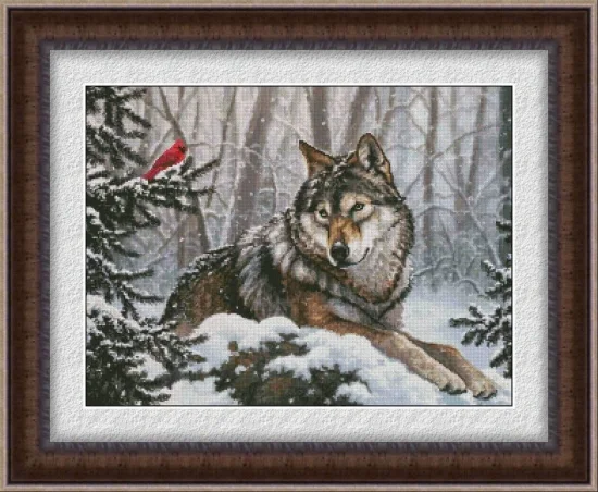 Животни Вълк в гората