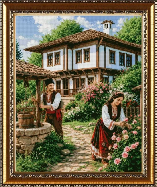 Фолклор Задявка край кладенеца
