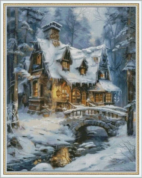 Сезонни пейзажи Зимна приказка