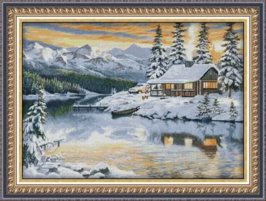 Сезонни пейзажи Зимна приказка